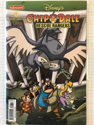 Chip N Dale Rescue Rangers 8 Comic Book Cover B Disney Kaboom 2011