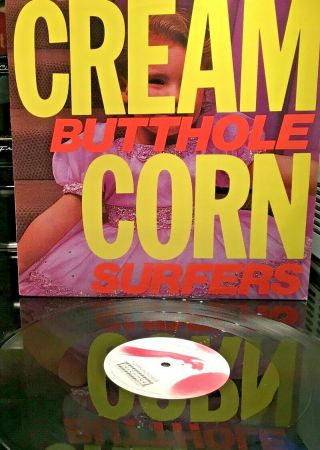 Butthole Surfers " Cream Corn From The Socket Of Davis " Lp On Touch And Go Nm