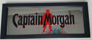 Captain Morgan Mirrored Sign Man Cave/ Bar Decor
