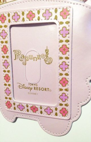 Tokyo Disney Resort Limited Tangled Rapunzel Pass Case Holder Princess F/S JAPAN 3