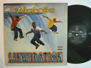 Rap Lp - Tha Alkaholiks - Likwidation 2xlp 1997 Loud Og Hip Hop Vg,