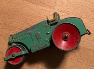 Vintage Dinky Toys Meccano England Tractor Green With Red Wheels