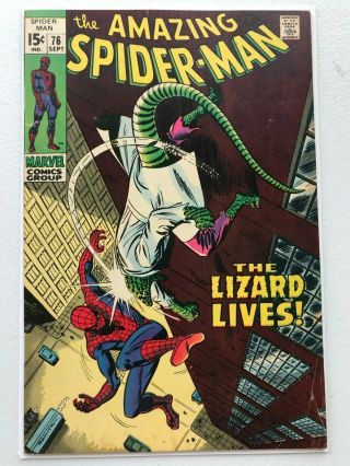 Spider - Man 76 - Lizard Lives Cover Marvel Comics Spidey Asm 1 Fn