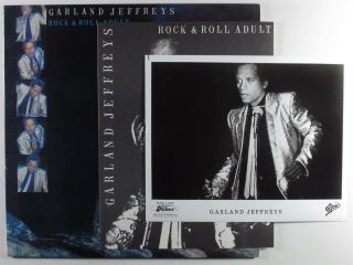 Garland Jeffreys Rock & Roll Adult Epic Lp Nm Promo W/ Press Kit