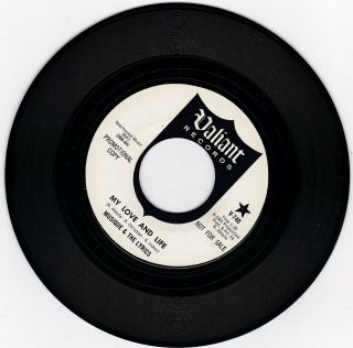 Northern Soul 45rpm - Musique And The Lyrics On Valiant - Rare Promo Sound Clip