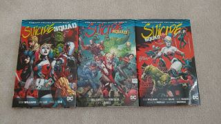 Suicide Squad Rebirth Deluxe Edition Set Vol.  1 - 3 Dc Comics