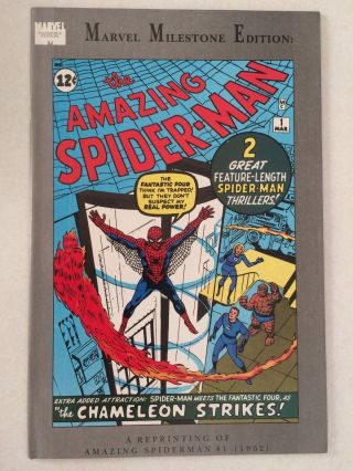 Marvel Milestone Edition Spider - Man 1 Rare Jc Penney Variant
