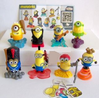 Kinder Surprise Minions Figures Despicable Me Ferrero Cake Toppers Collectables