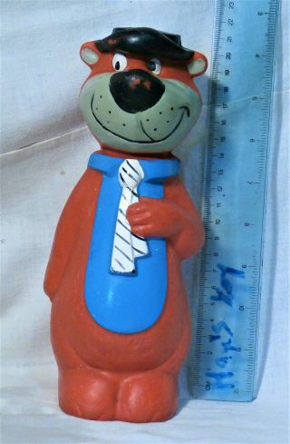 Yogi Bear Vintage Rubber Toy Doll Biserka Art 85/4 Hanna - Barbera Extra Rare