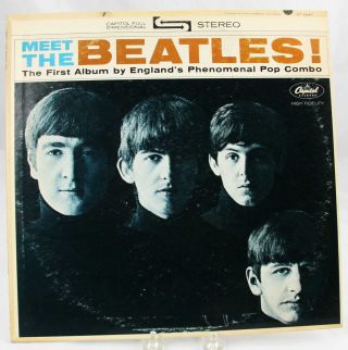 Meet The Beatles Vinyl Lp St 2047 Capitol 1966 Scranton Pressing