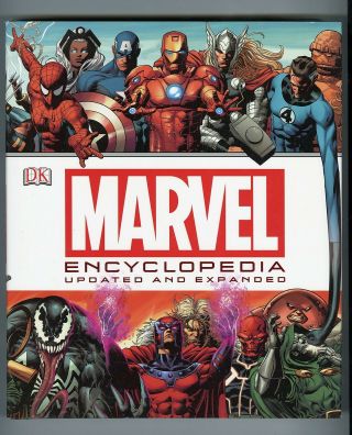 Marvel Encyclopedia: Expanded & Updated Nm - 9.  2 440 Pages Marvel 2014 $40 - C