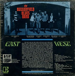 The PAUL BUTTERFIELD BLUES BAND - East - West - Elektra LP - CANADA 2
