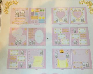 2002 Vintage Sanrio Hello Kitty Dear Daniel Wedding Musical Photo Album Plush 5
