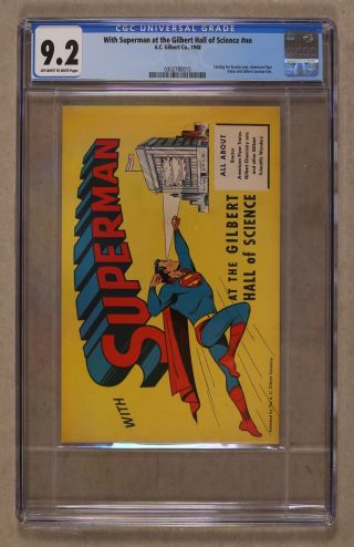 Superman At The Gilbert Hall Of Science 0 1948 Cgc 9.  2 0302780015