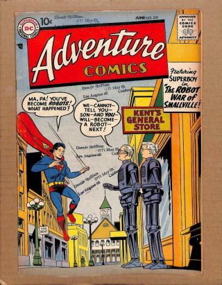 Adventure Comics 237 - Superman Superboy Justice League Of America Dc Comics