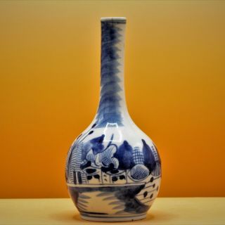 17th Century - Rare Ming Dynasty,  Chinese Antique Porcelain,  Bottle Vase