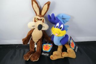 Road Runner Wile E.  Coyote Mini Bean Bag 8 " 1999 Looney Tunes With Tags