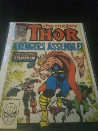 The Mighty Thor 390 Captain America Cgc Cbcs