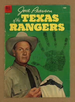 Jace Pearson Of The Texas Rangers 6 1954 Vg 4.  0