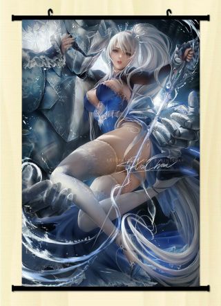 Adult Rwby Series: Weiss Schnee Hd Print Unveiled Canvas Home Decor Wall Art Pos