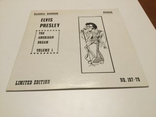Elvis Presley Lp (the American Dream Vol.  1)