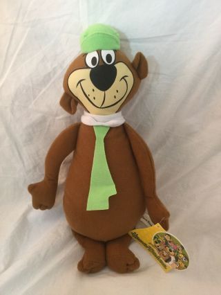 Hanna Barbera Yogi Bear Plush Stuffed Toy Factory Cartoon Doll 14 " Tags