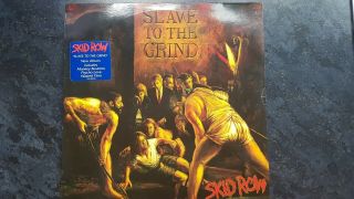 Skid Row ‎– Slave To The Grind 1991 1st Uk Press Ex/vg Vinyl Lp