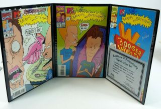 Marvel Comics Beavis And Butthead 1 - 3 Signed By Writer & Artist With