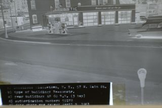 1961 Atlantic Gas Station Negative W.  Main,  Middletown Ny