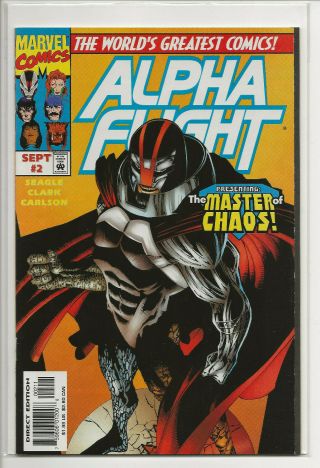 Alpha Flight 1 - 5 Nm 2nd Series 1997 Marvel Comics (set Of 5)