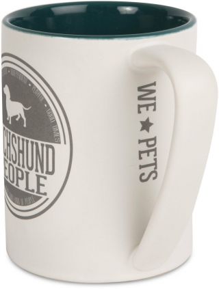 Dachshund People Coffee Mug 18 oz Cup Ceramic Dog Doxie Friends Forever 2