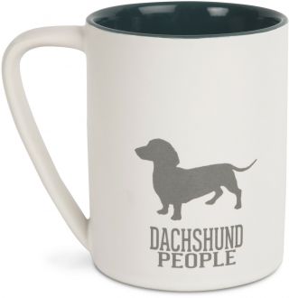 Dachshund People Coffee Mug 18 oz Cup Ceramic Dog Doxie Friends Forever 3