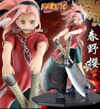 D.  P.  C.  F Naruto Haruno Sakura Reviving Sharingan 23cm Toy Figure