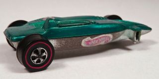 Vintage 1969 HOT WHEELS Red Line Aqua SHELBY TURBINE Toy Diecast Car 2