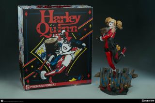 Sideshow Dc Comics Harley Quinn Premium Format Figure Statue Misb