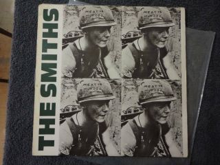 The Smiths Meat Is Murder Uk Vinyl Lp Mpo Press 1985 Rough Trade Nm - Morrissey