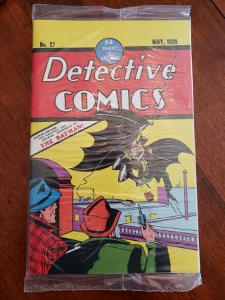 Batman Detective Comics No.  27 May 1939 Dc Authentic Loot Crate Reprint