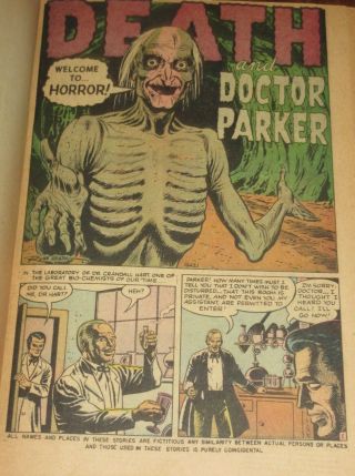 34 Bound E.  C.  Comics 1950s Horror Science Fiction Fantasy Not Reprints