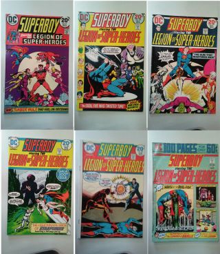 Superboy And Legion Of - Heroes Bronze Age 197,  198,  199,  200,  201,  202