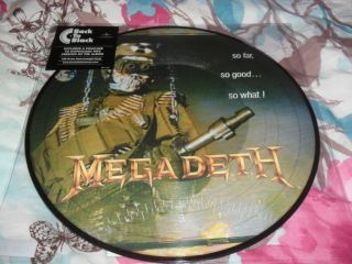 Megadeth - So Far So Good So What - Awesome Hard To Find Ltd Edition Picture Lp