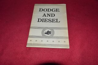 Dodge Trucks & Diesel For 1939 Dealer 