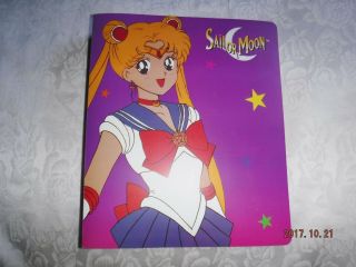 Vintage Anime ⦑❤`᠀ ⵓ♡⋆ဗᨀⴰ༝ Sailor Moon School Binder Folder File Large