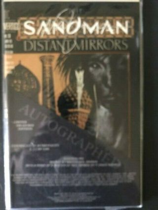 Signed By Neil Gaiman Sandman 50 1993 Dc - Distant Mirrors 630/5000