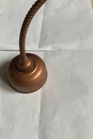 Antique Brass Oil Can With Flexable Goose Neck - Unbranded - 2