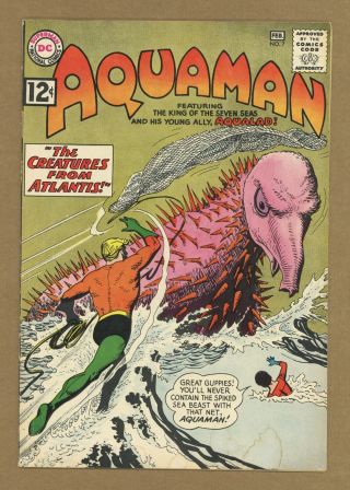 Aquaman (1st Series) 7 1963 Vg - 3.  5