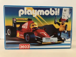 Playmobil Formula One Car & Driver 3603,  But W/all Parts