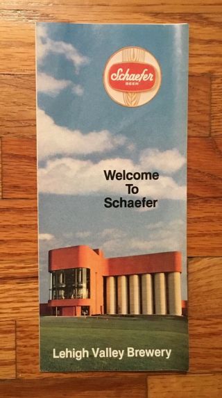 Vintage Schaefer Beer Brewery Booklet Lehigh Valley Allentown Pa Advertising