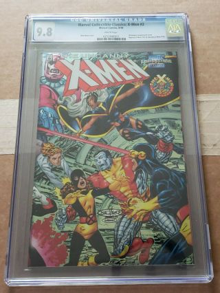 Marvel Collectibles Classics X - Men 2 Chromium Cgc 9.  8 Wraparound Cover 1998
