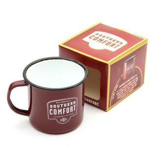 Southern Comfort Liqueur Whiskey Tin Mug Red Limited Edition Presentation Box Us