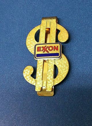 Exxon Oil Promo Advertising Money Clip